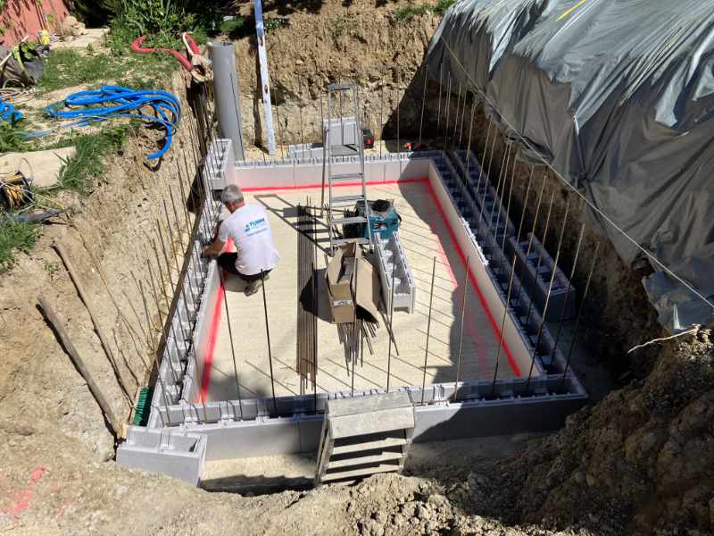 piscine béton en polystyrène solidbric piscine béton en polystyrène